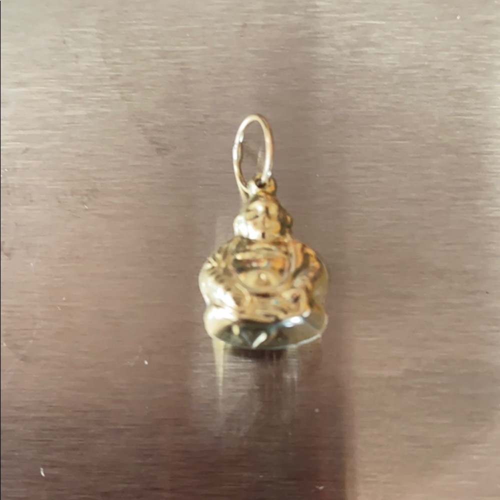 10K Gold Buddha Pendant Charm - Picture 6 of 15